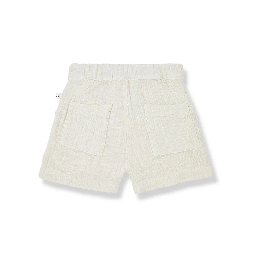 1  in the family Gianni Bermuda Shorts - Ivory