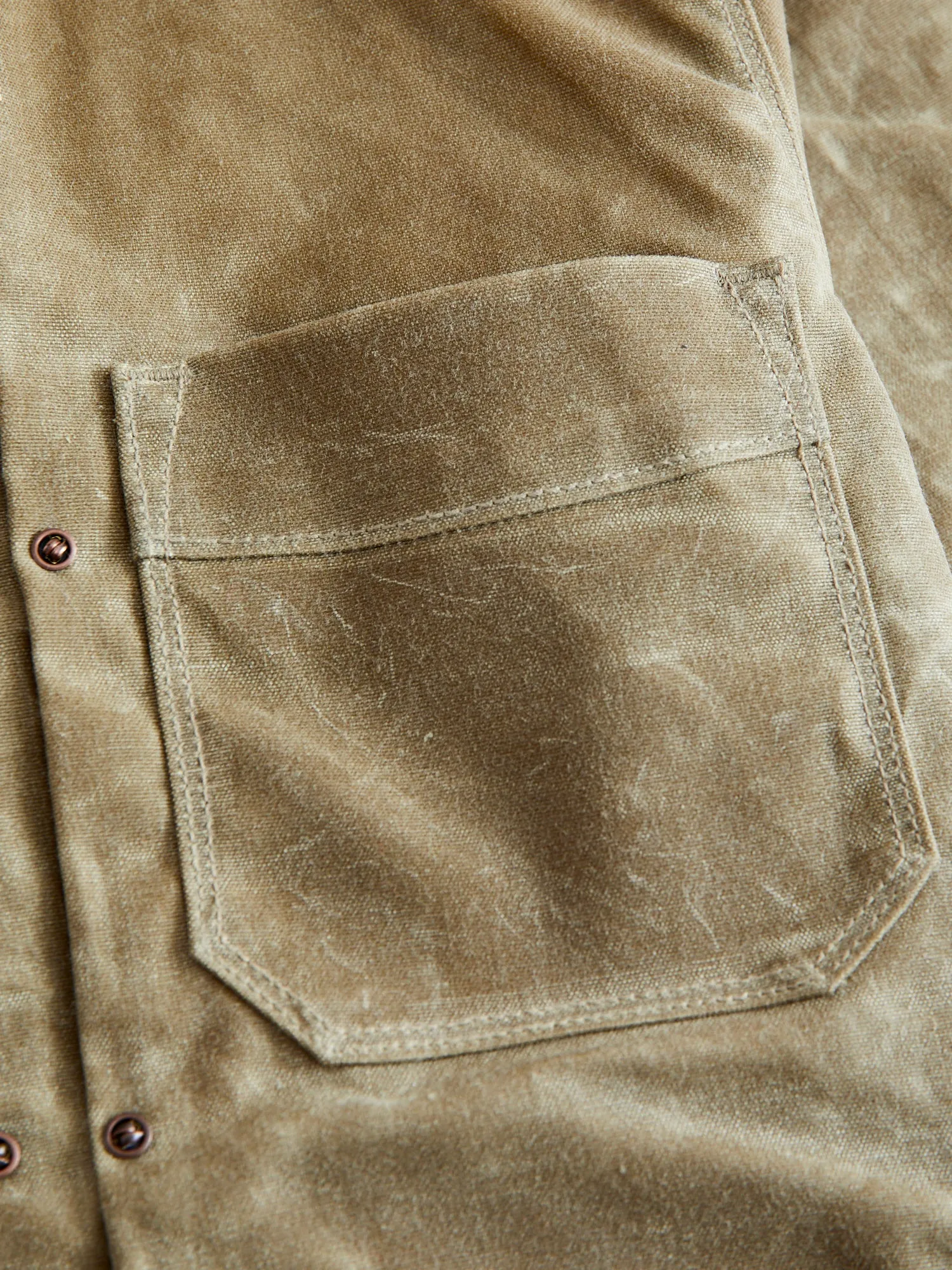 10oz Waxed Canvas Riders Jacket in Tumbleweed