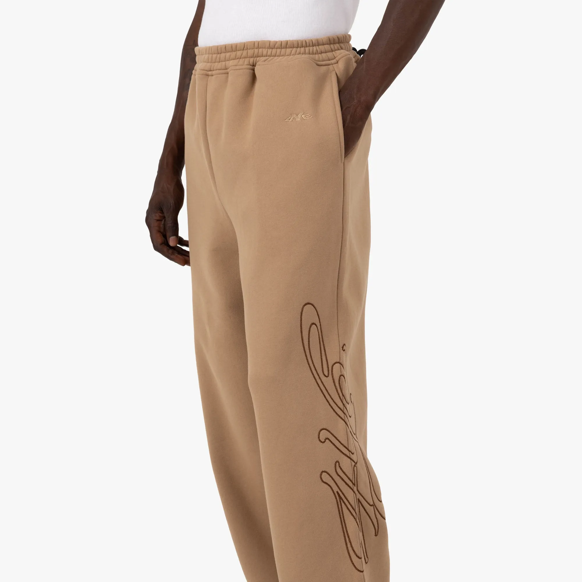 4YE Signature Wide Leg Pants Peanut / Brown