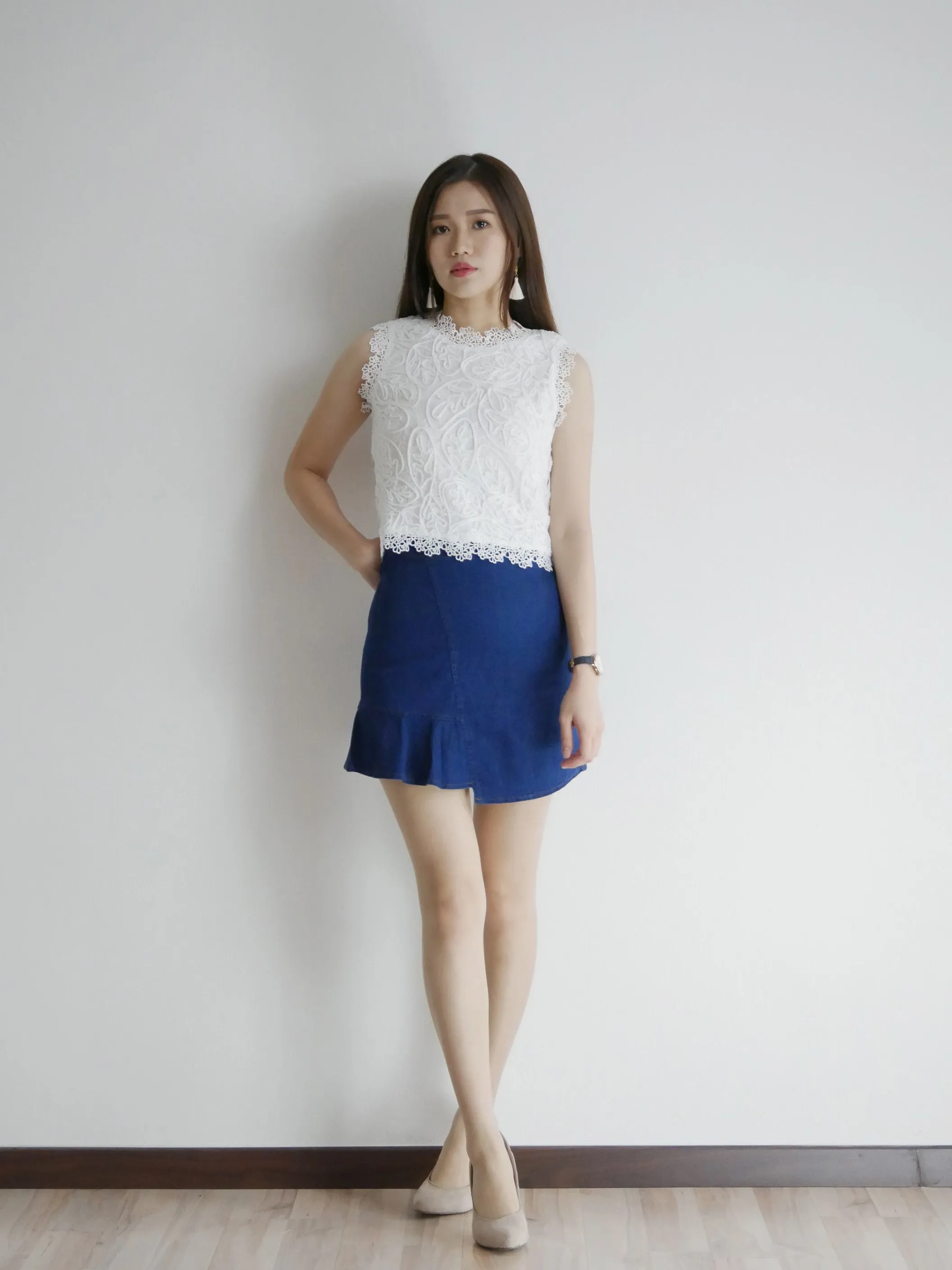 ACEWIN Denim Skirt (Size S-L) 400370