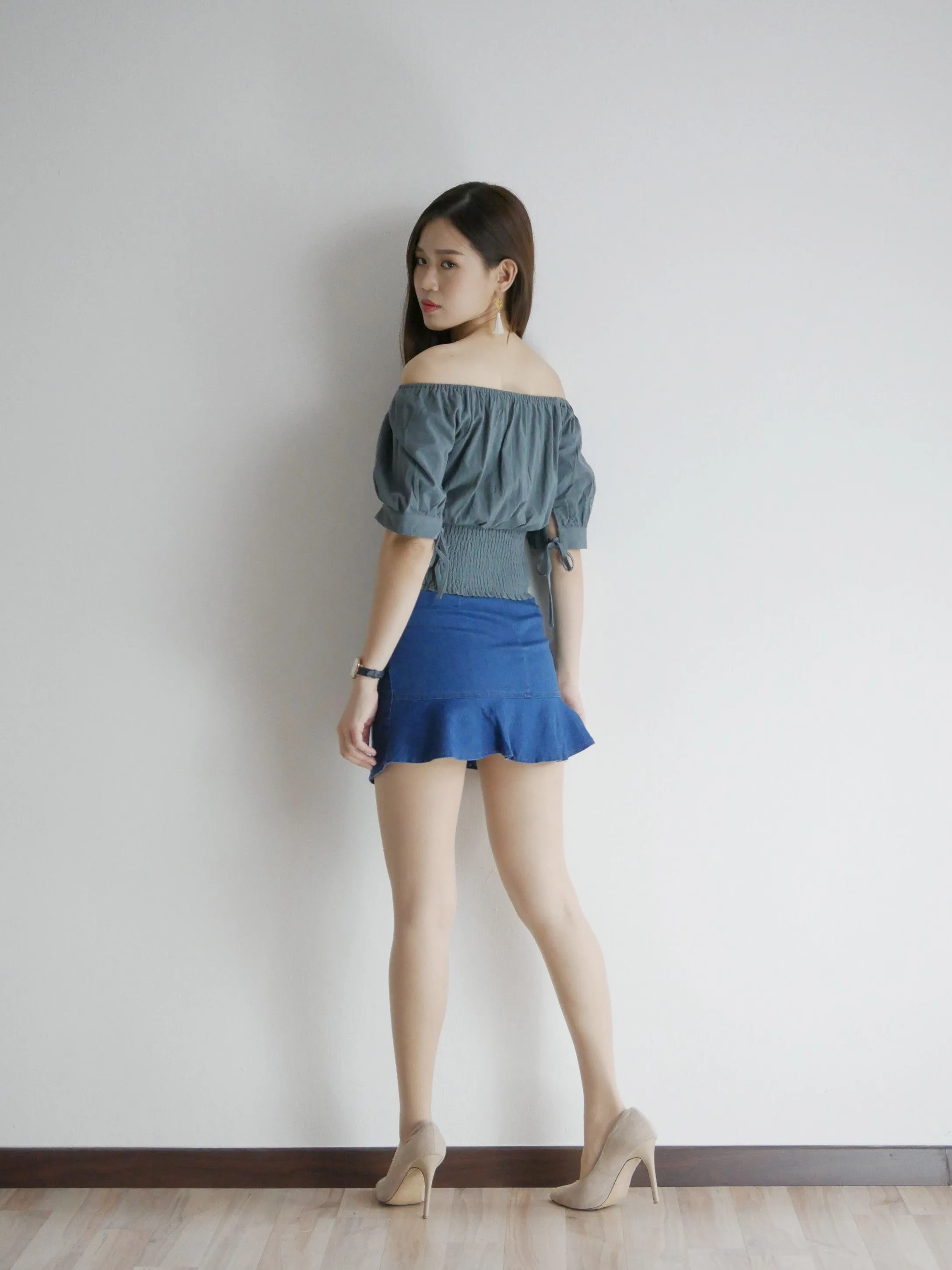 ACEWIN Denim Skirt (Size S-L) 400370