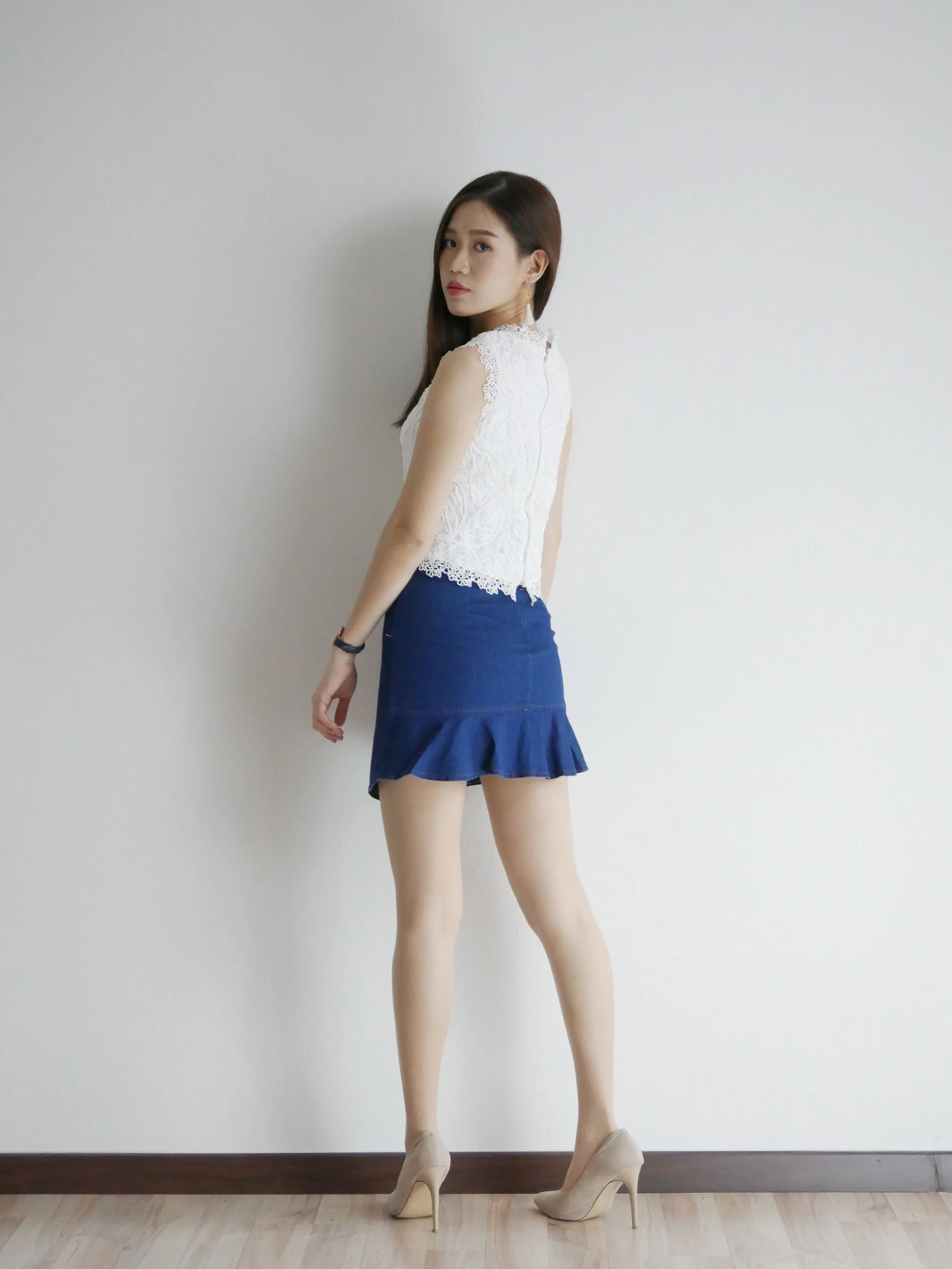 ACEWIN Denim Skirt (Size S-L) 400370