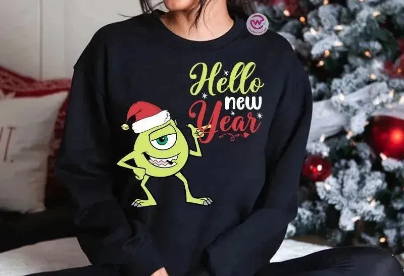 Adult Hoodies - Christmas - Monster INC.