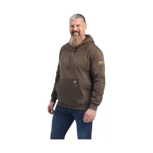 Ariat Men's Rebar Workman DuraCanvas Hoodie - Wren Heather