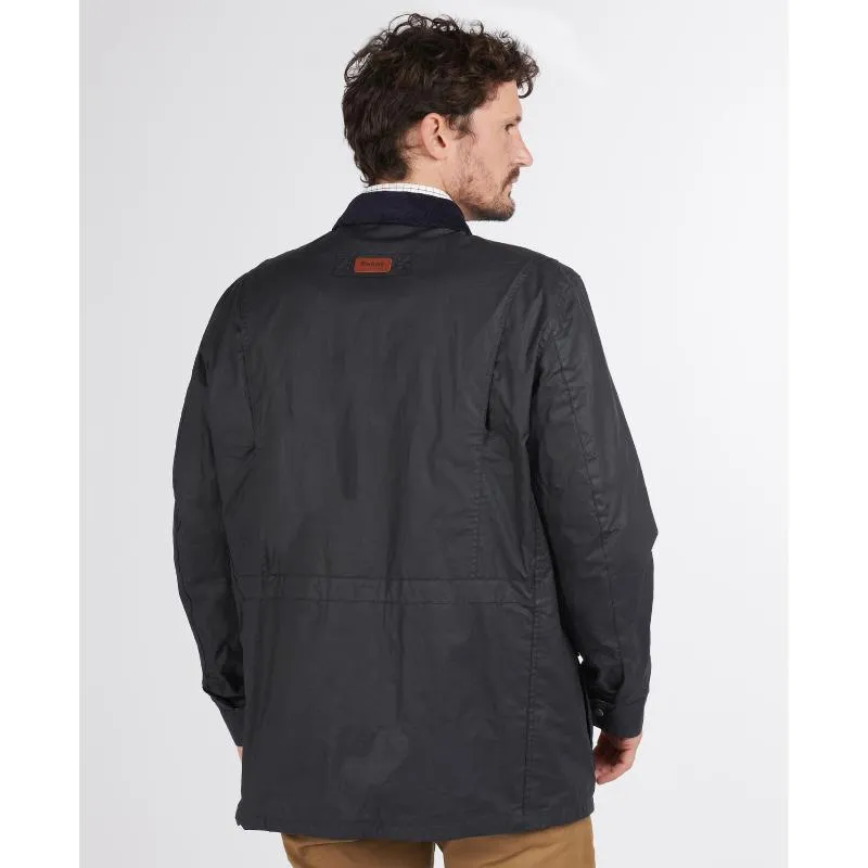 Barbour Pavier Mens Wax Jacket - Royal Navy