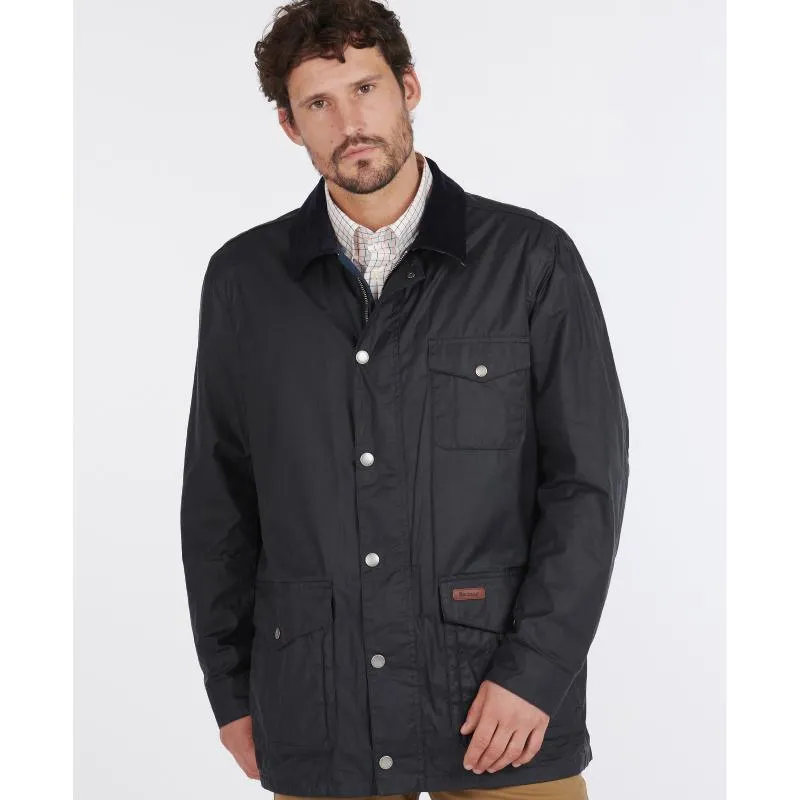 Barbour Pavier Mens Wax Jacket - Royal Navy