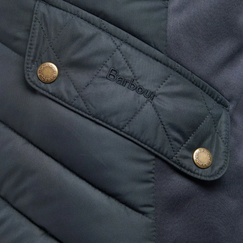 Barbour Stretch Cavalry Ladies Quilt Jacket - Dark Navy/Dark Navy Marl