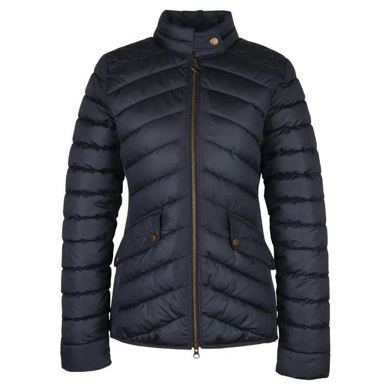 Barbour Stretch Cavalry Ladies Quilt Jacket - Dark Navy/Dark Navy Marl