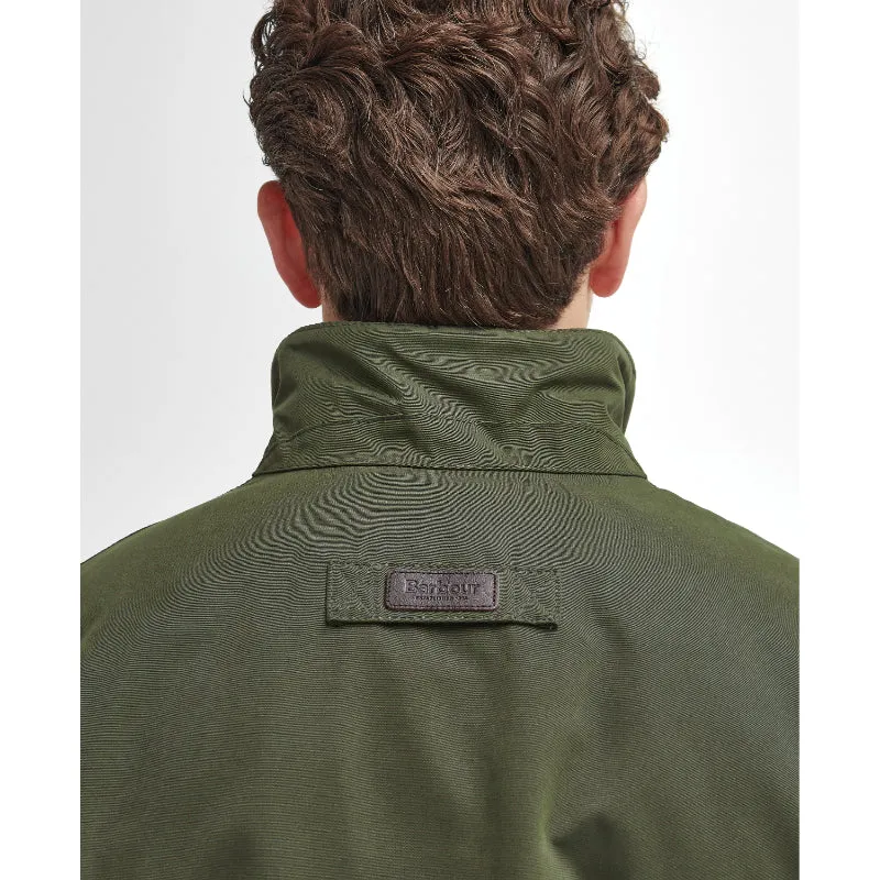 Barbour Winter Spoonbill Waterproof Mens Jacket - Olive