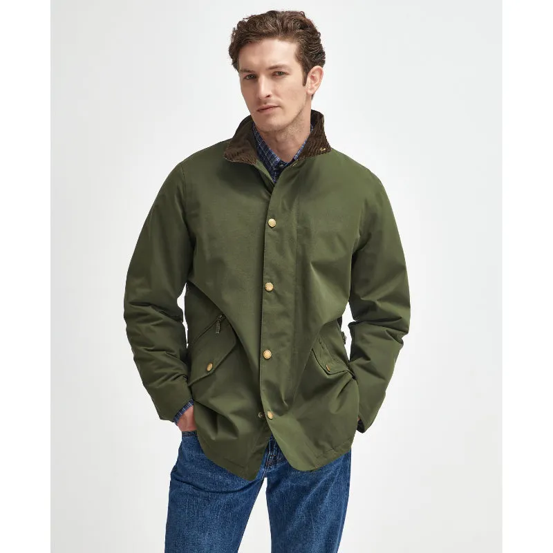 Barbour Winter Spoonbill Waterproof Mens Jacket - Olive