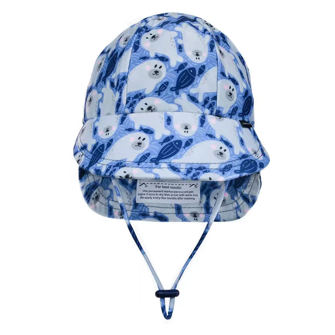 Bedhead Kids Beach Legionnaire Sun Hat - Seal