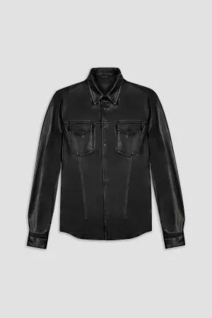 BODA Leather Overshirt Tall