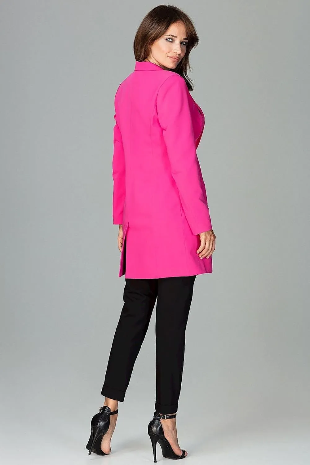 Colorful Long Sleeve Coat with Stylish Neckline - Your Seasonal Essential