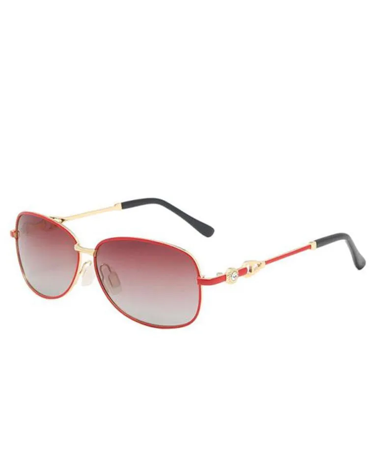 Elegant Red Anti UV Polarized Small Face Sunglasses XS1060