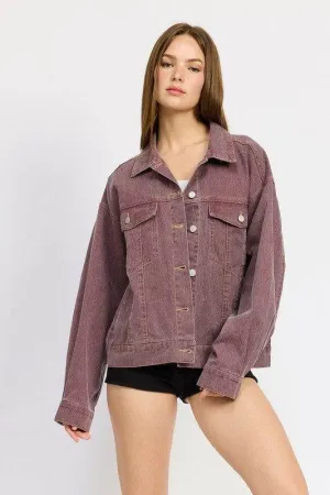 Emory Park Oversized Denim Shirt Jacket