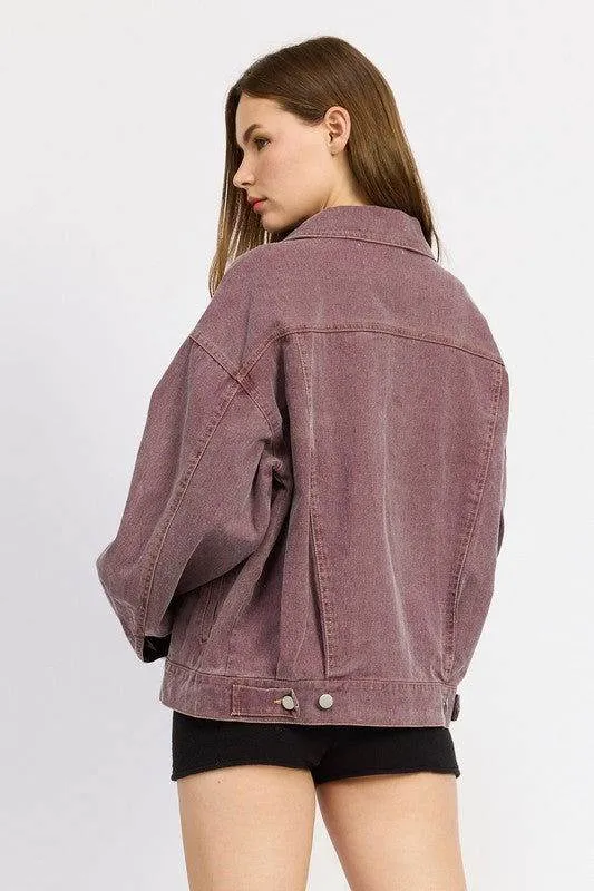 Emory Park Oversized Denim Shirt Jacket