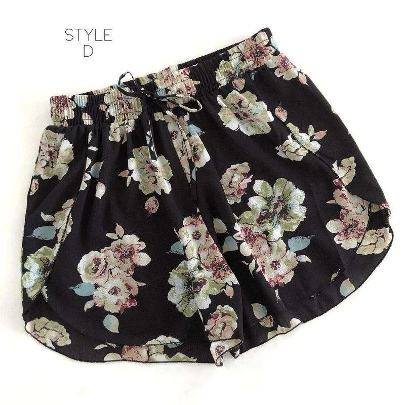 Flowy Print Shorts | S-XL