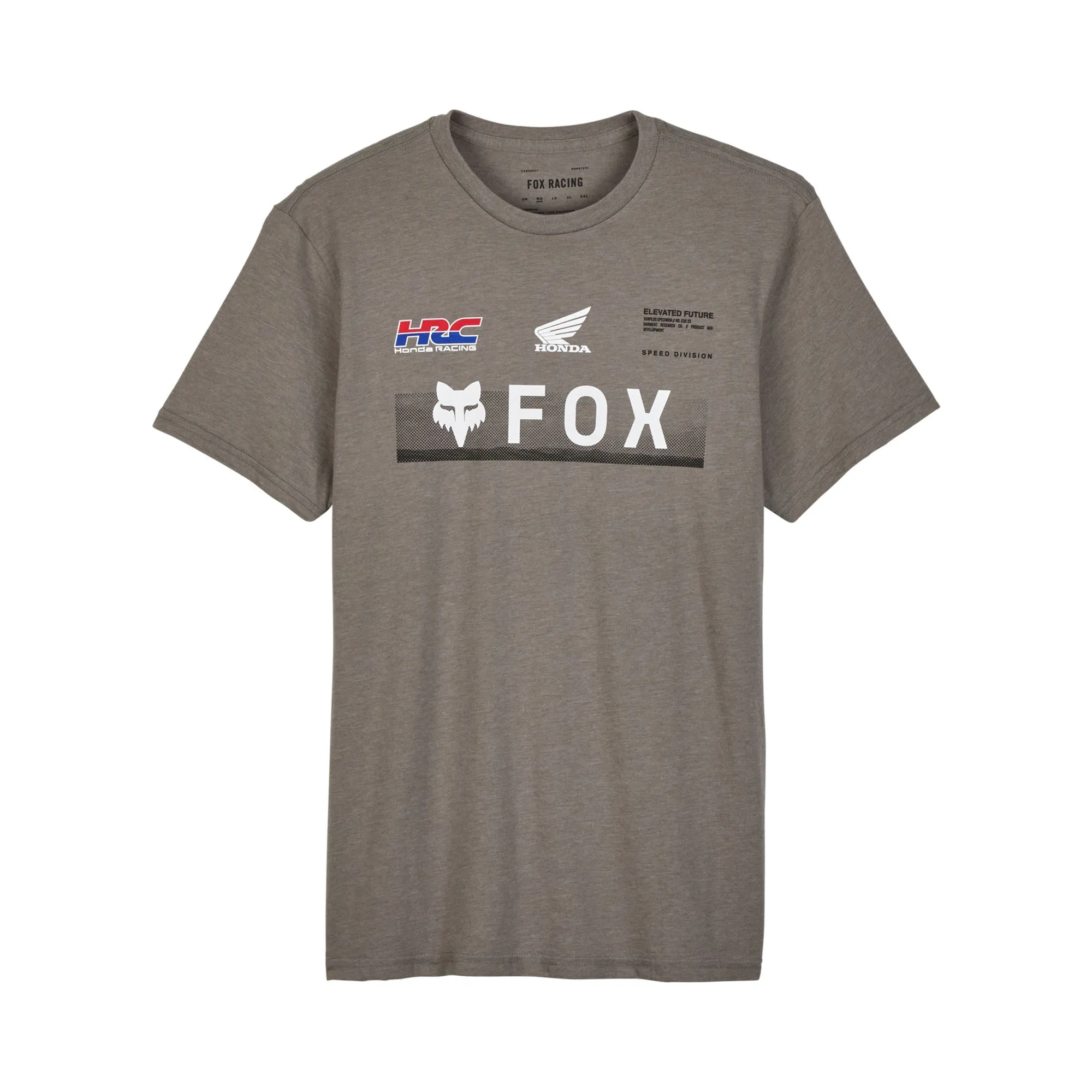 Fox Racing Fox x Honda Premium Tee T-Shirt Heather Graphite Grey