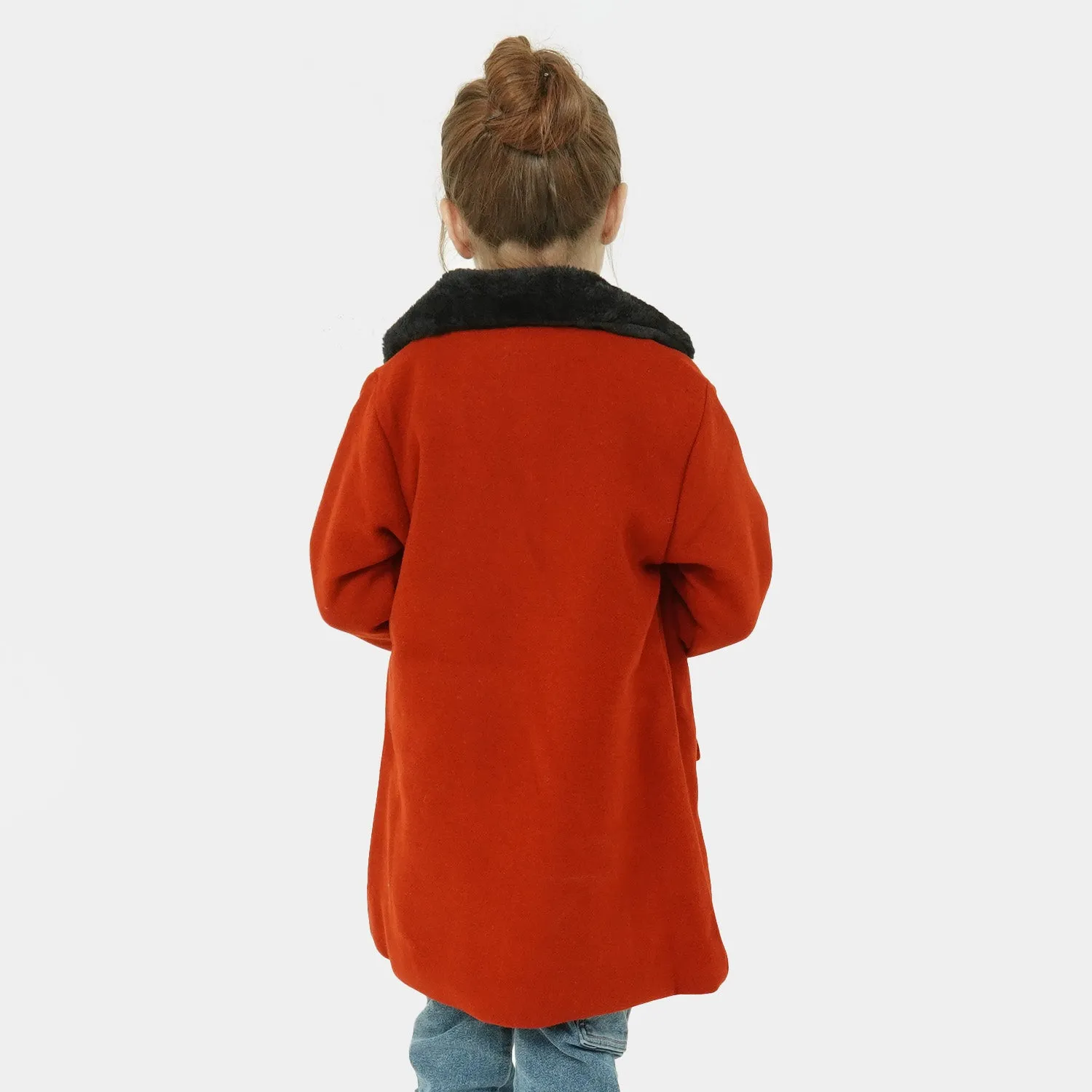 Girls Stylish Woolen Coat