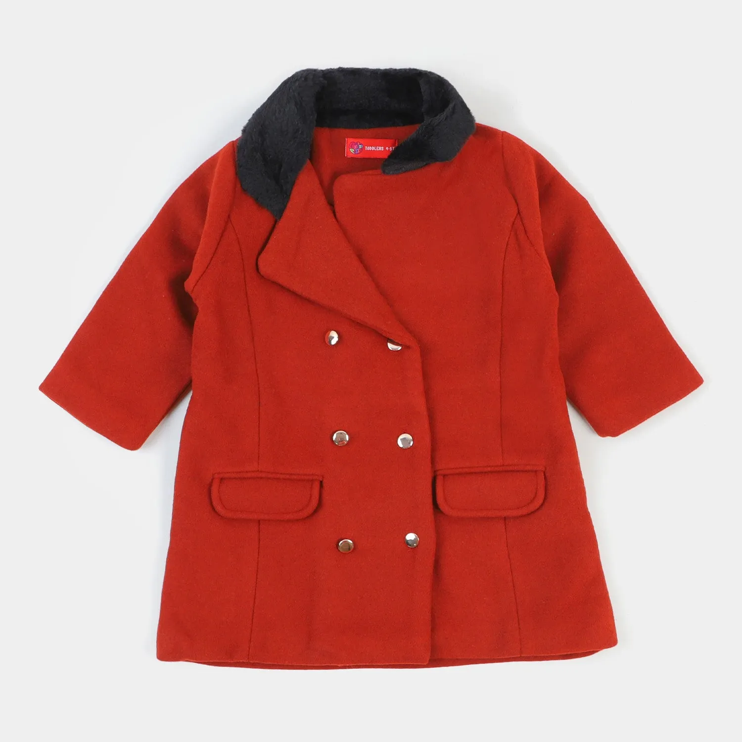 Girls Stylish Woolen Coat