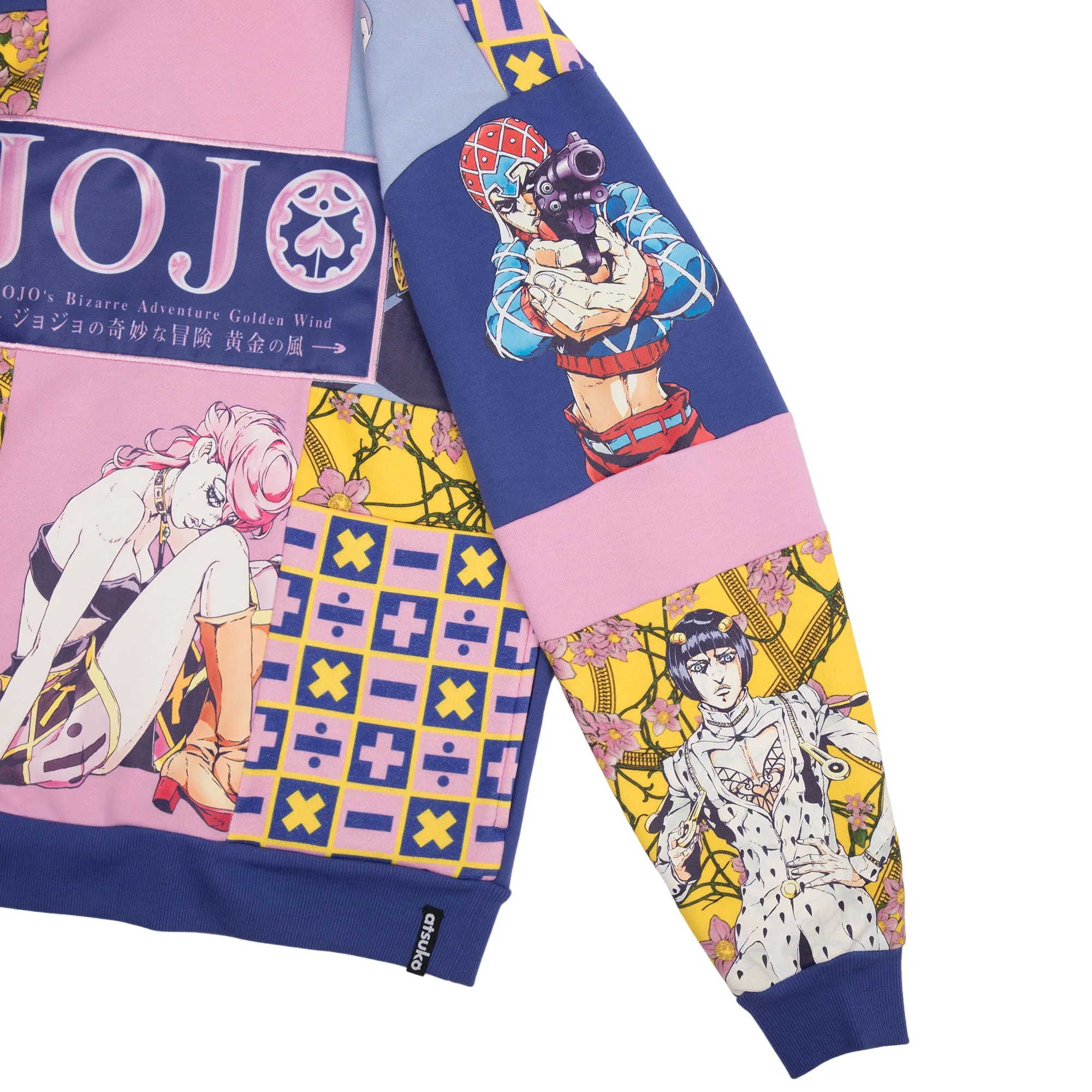 Golden Wind Character Panel Hoodie