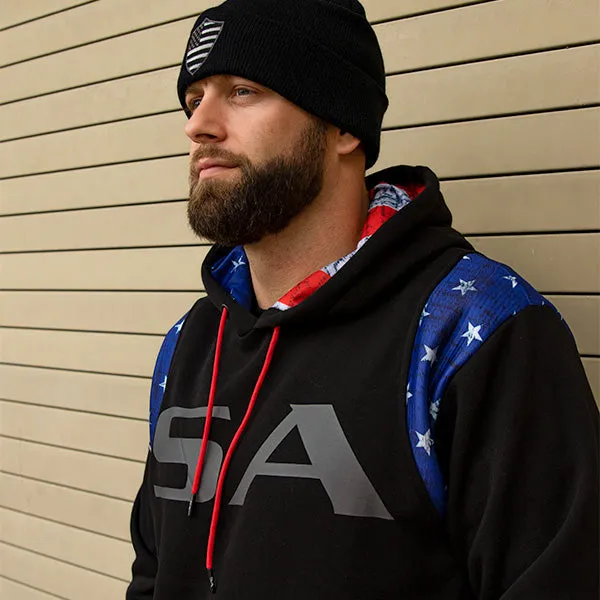 Honor Lined Hoodie | American Flag | SA