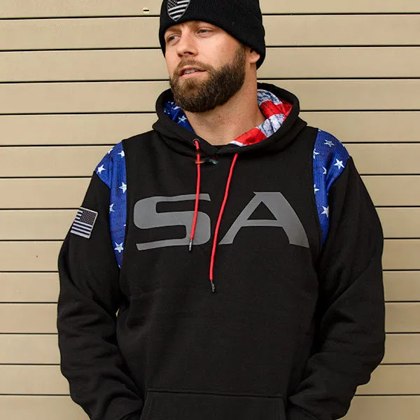 Honor Lined Hoodie | American Flag | SA