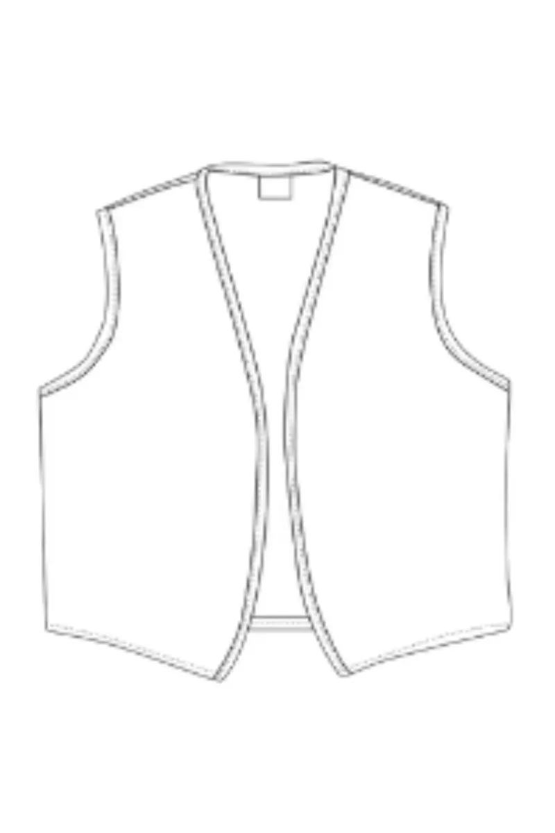 Hunter No Buttons Unisex Vest with No Pockets