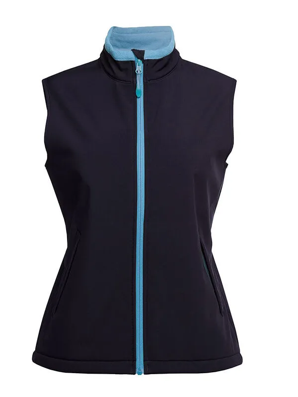 JBs Wear  Podium Ladies Water Resistant Softshell Vest (3WSV1)