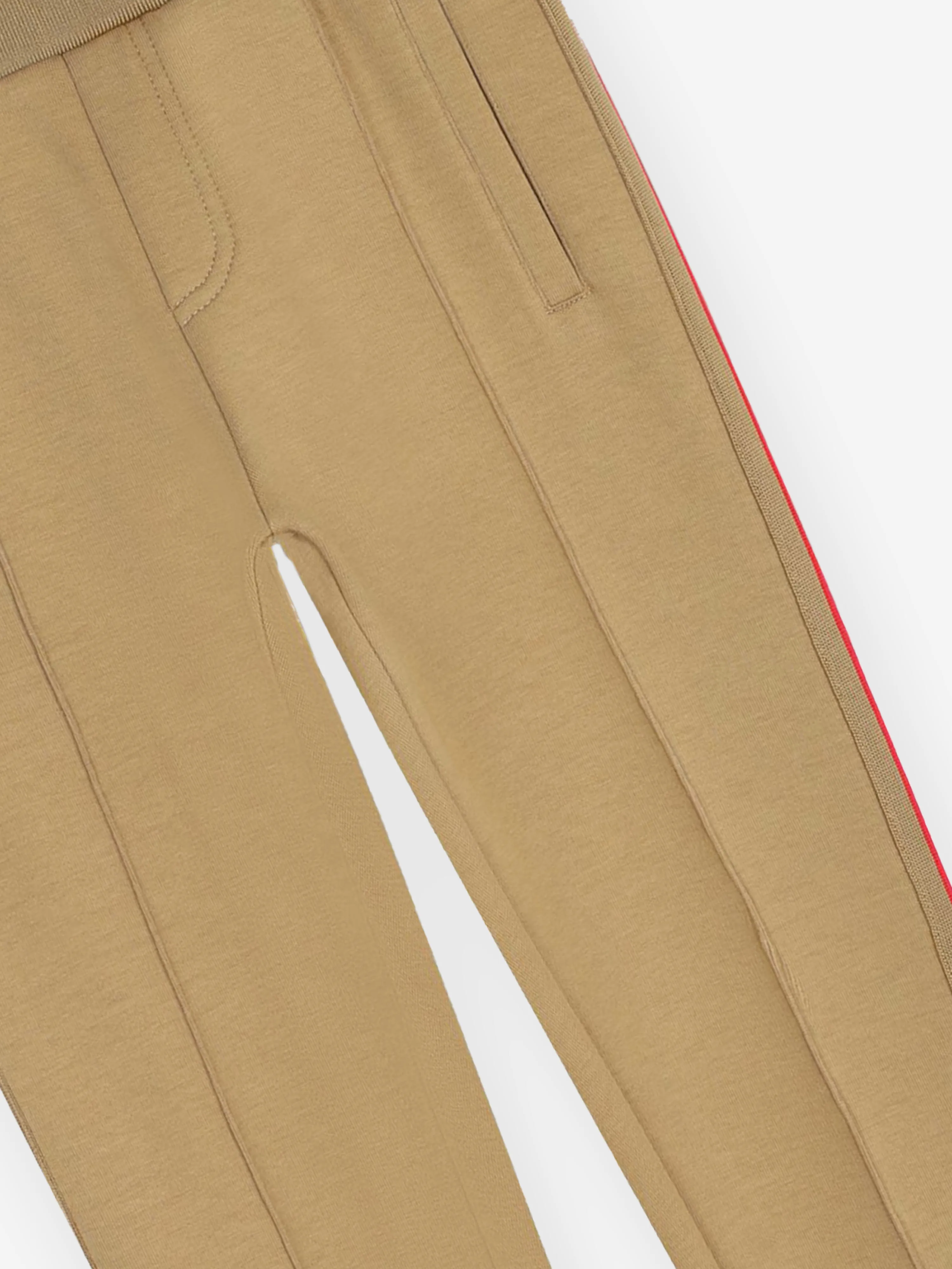 Karl Lagerfeld Boys Logo Track Pants in Beige