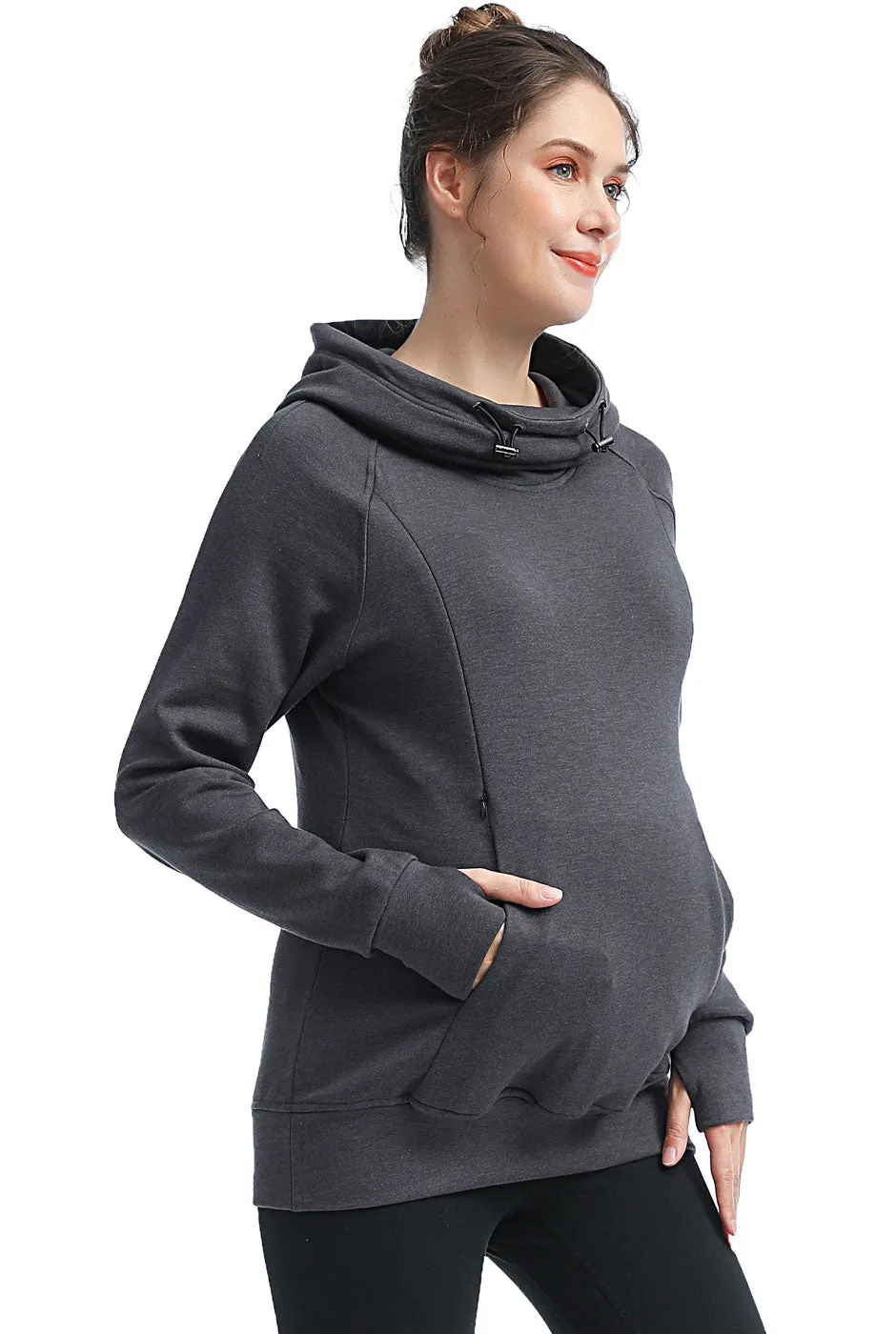 Kimi   Kai Maternity "Posie" Active Nursing Hoodie