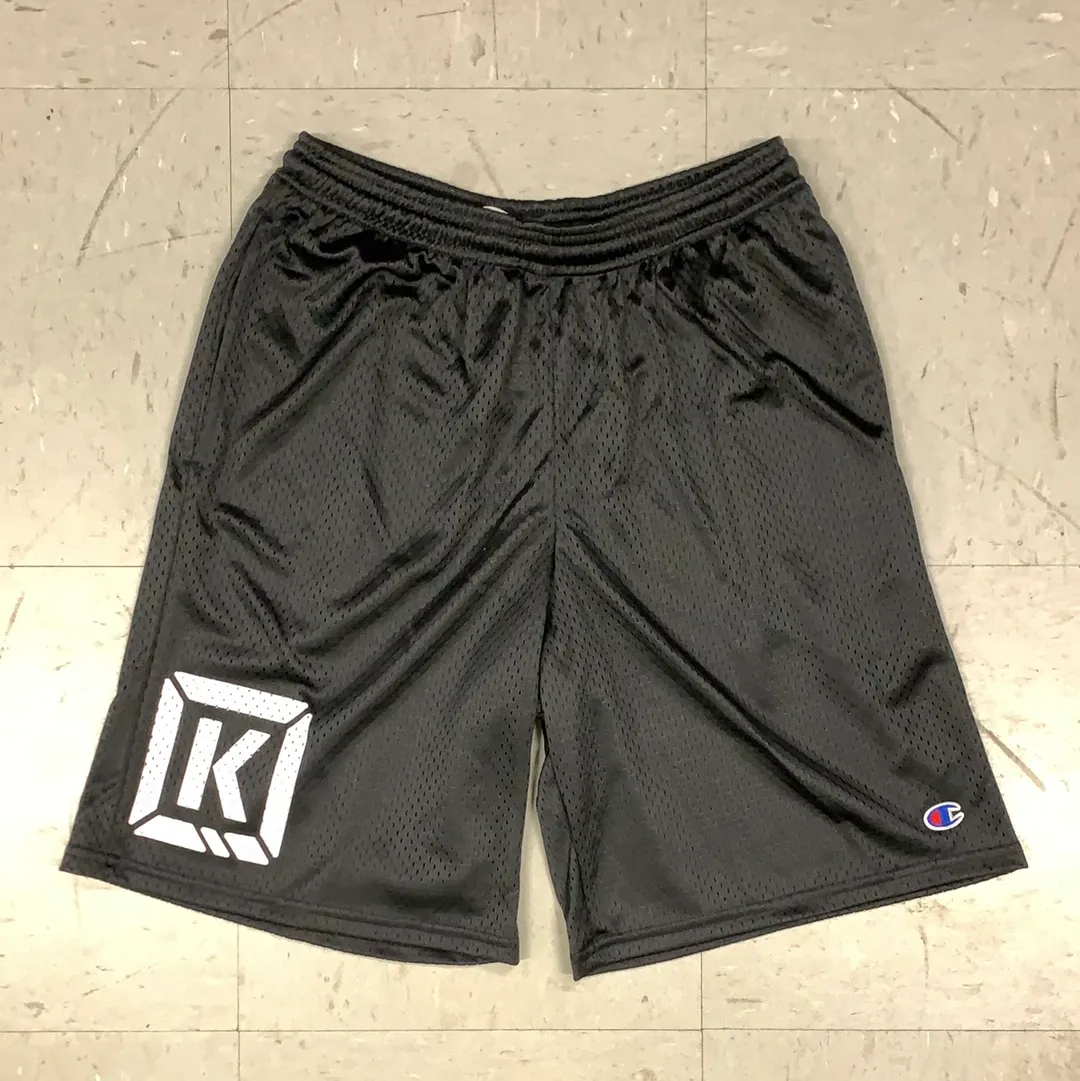 Kink Mesh Champion Gym Shorts Black