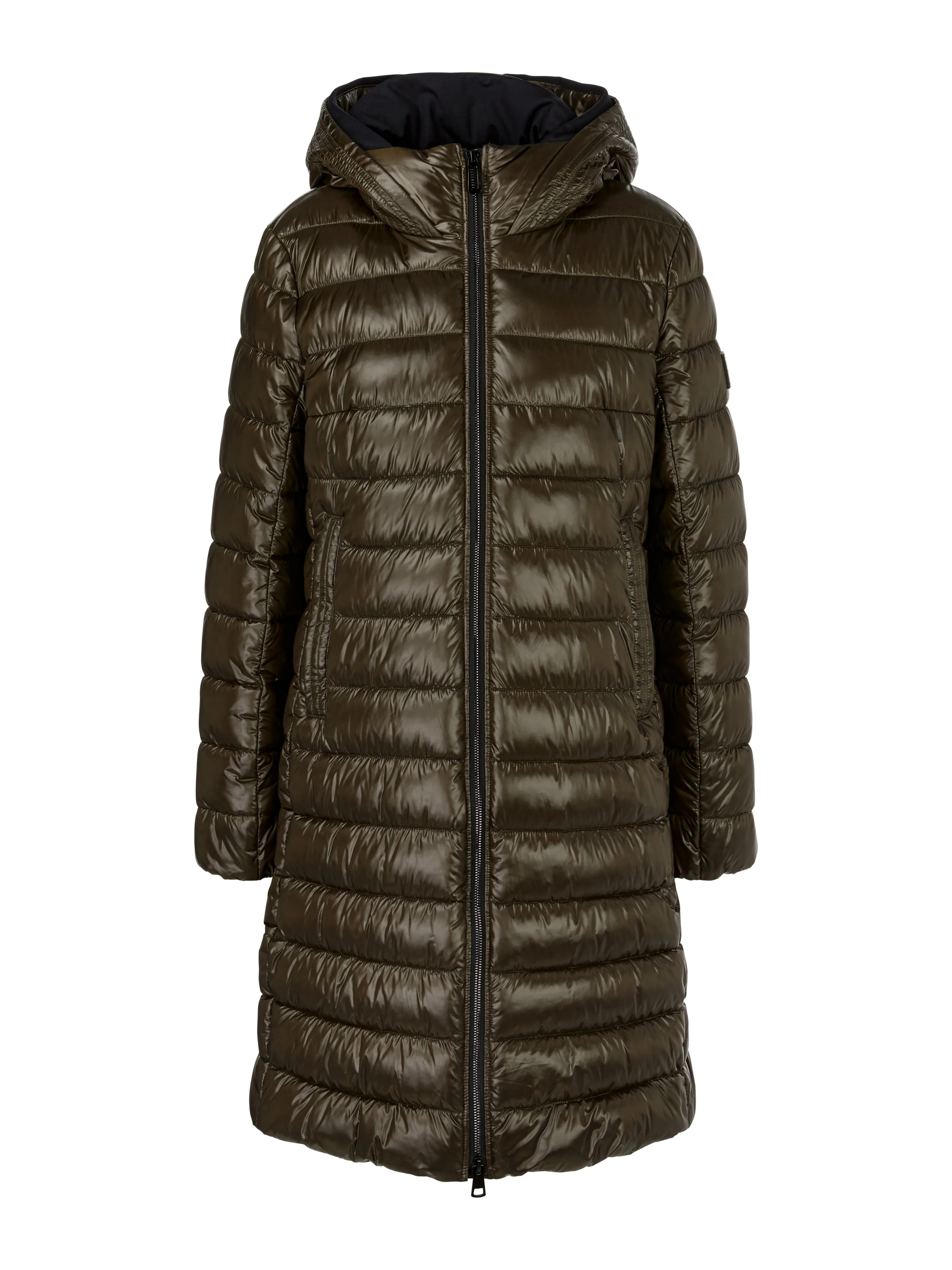 MARC CAIN Olive Puffer Coat