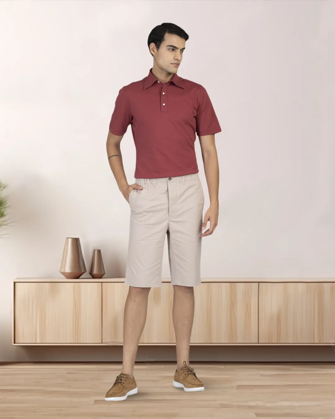 Marsala Soft Polo T-Shirt