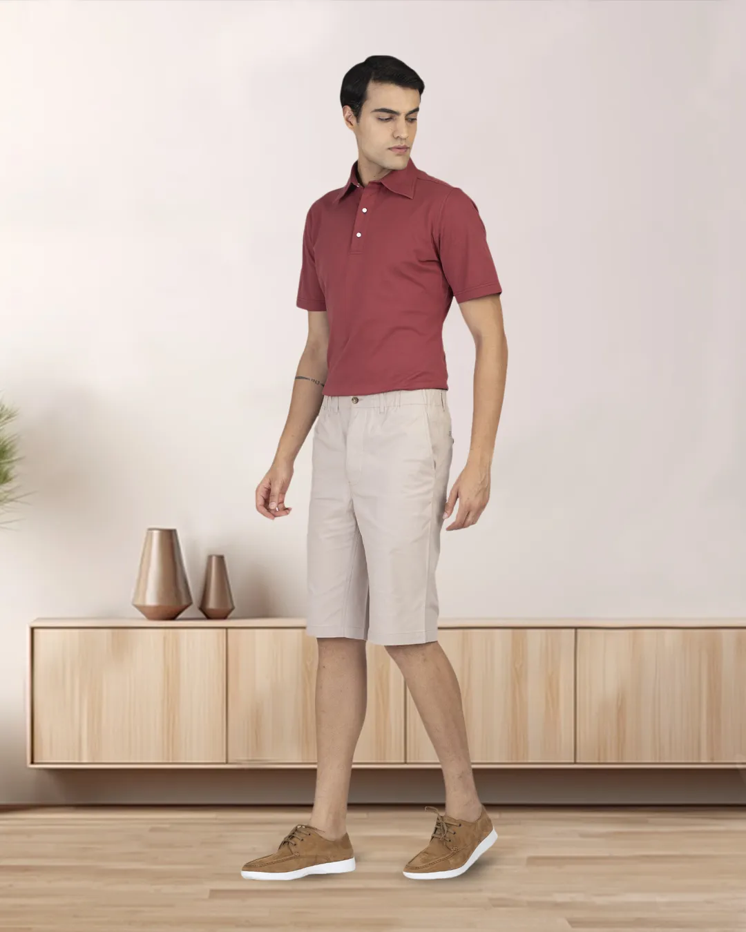 Marsala Soft Polo T-Shirt