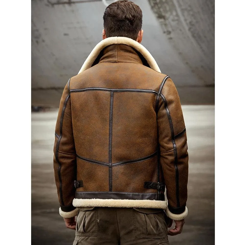 Men's B6 RAF Shearling Sheepskin Flight Jacket