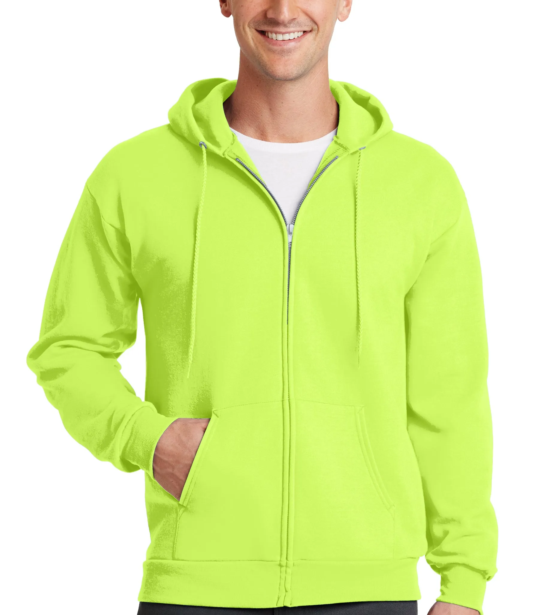 Men's Cotton Blend Hoodie Full Zip