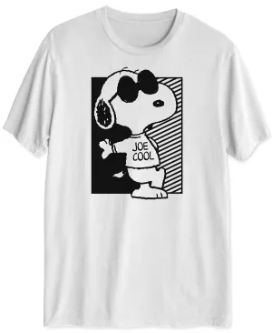 Men's snoopy too cool Hybrid graphic T-shirt, white