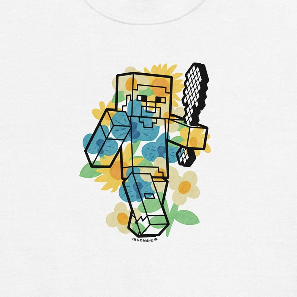 Minecraft Spring Adventure Kids Crewneck