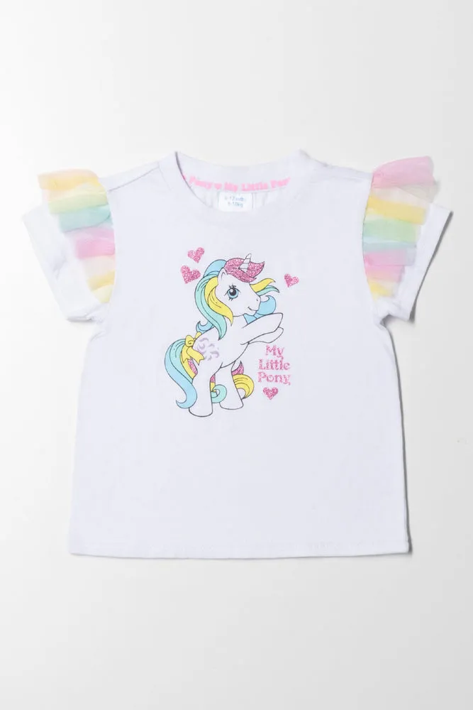 My Little Pony Flutter Sleeve White