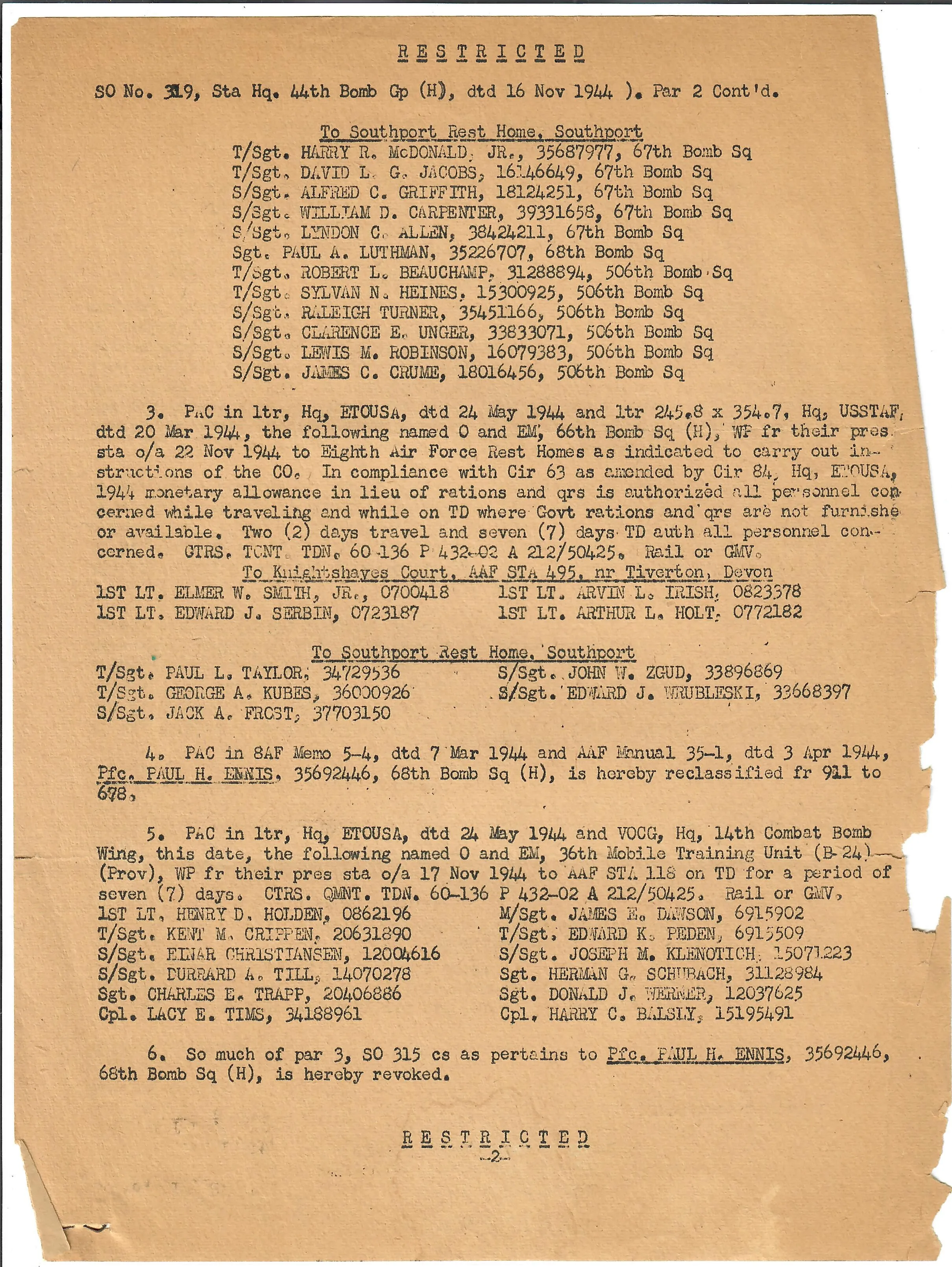 Original U.S. WWII 8th Air Force Flying 8-Balls Painted A-2 Leather Flight Jacket Named to Pilot Lt. Raymond Bethel, 44th Bombardment Group with Documents