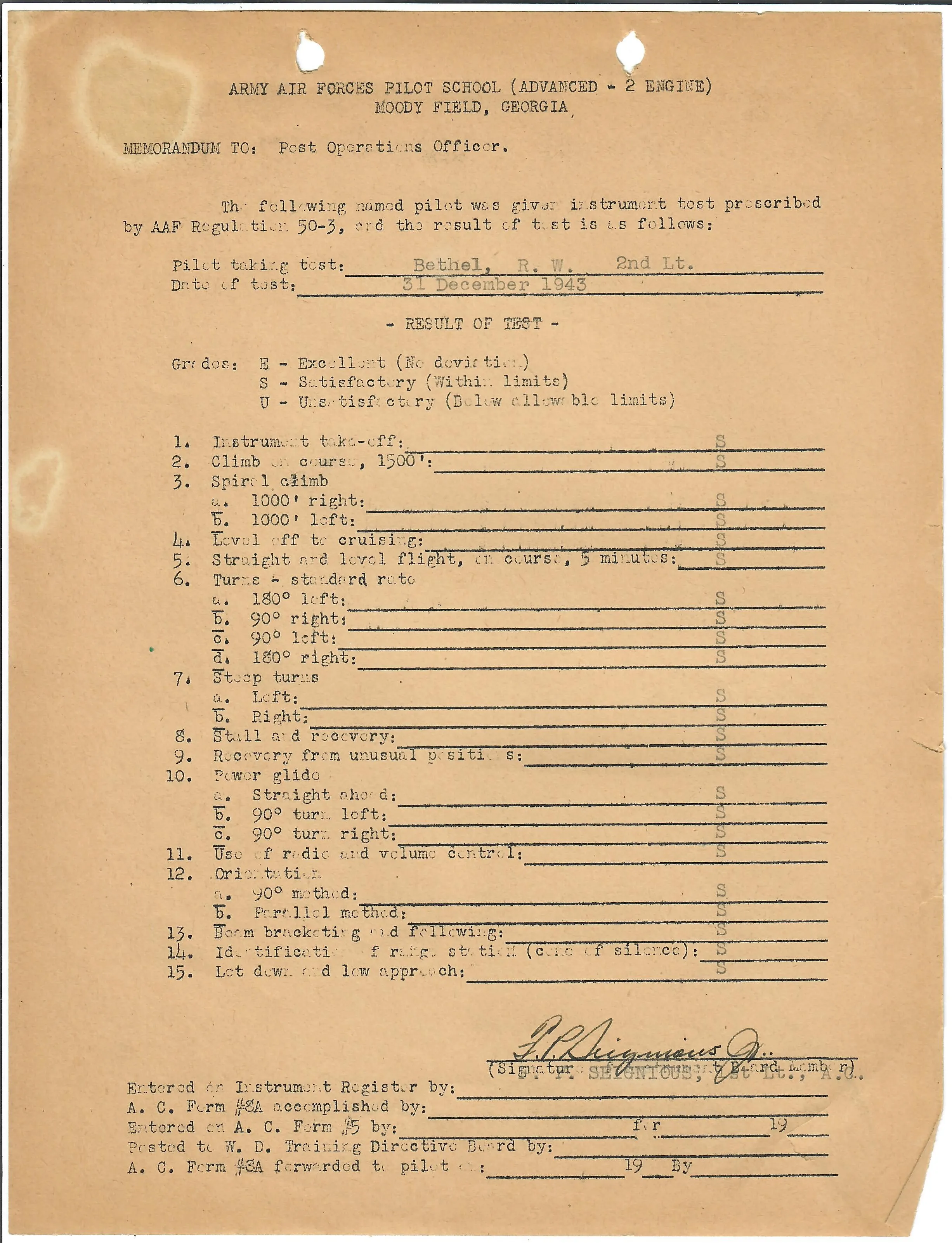 Original U.S. WWII 8th Air Force Flying 8-Balls Painted A-2 Leather Flight Jacket Named to Pilot Lt. Raymond Bethel, 44th Bombardment Group with Documents