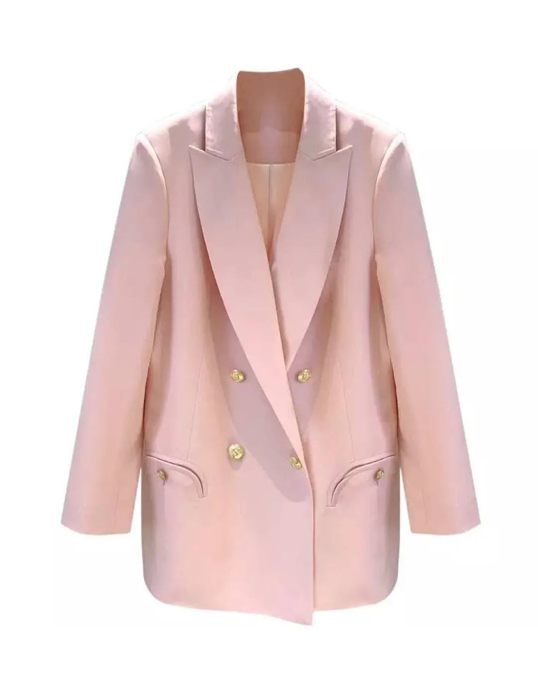 Oversized Double Breasted Blazer Jacket