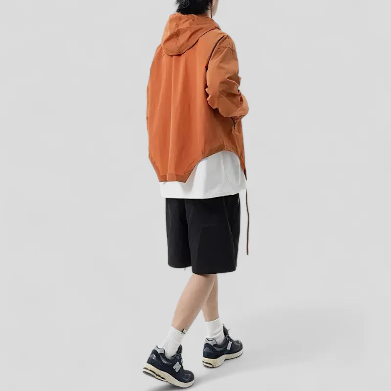 Oversized parachute quick dry jacket