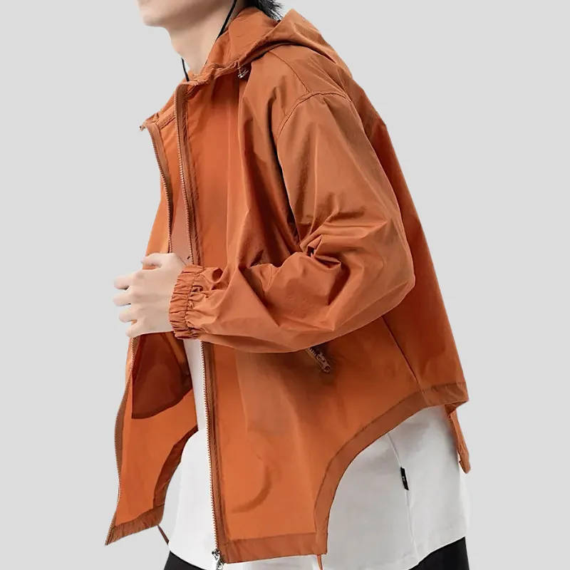 Oversized parachute quick dry jacket