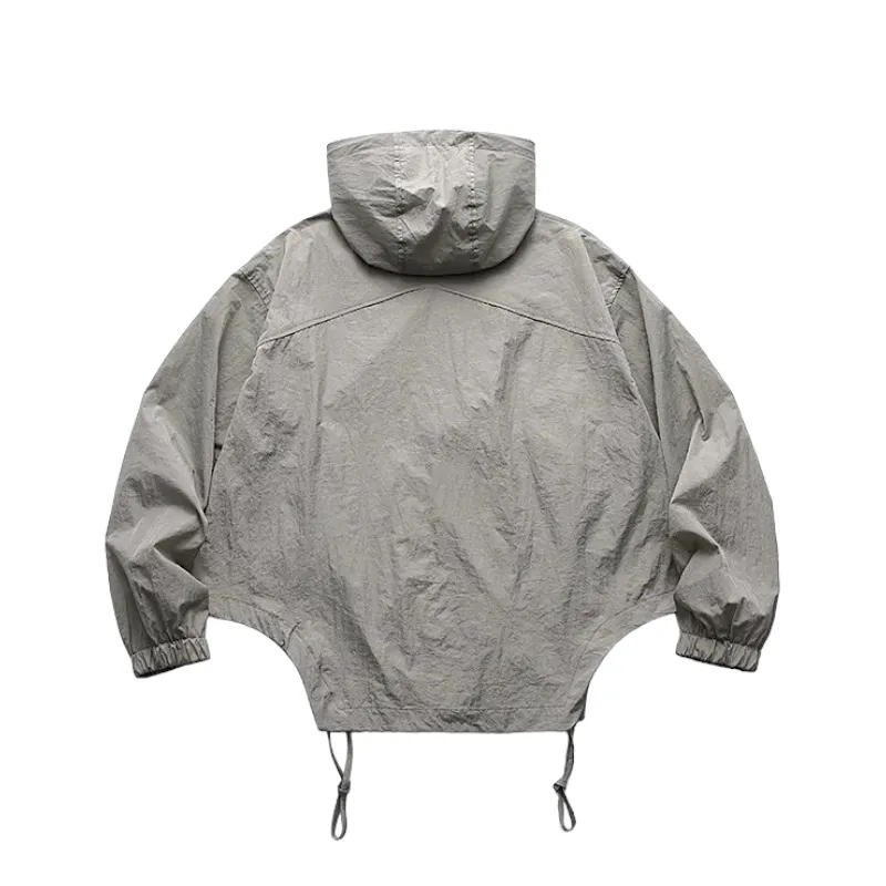 Oversized parachute quick dry jacket