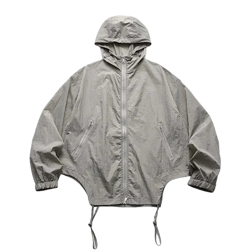 Oversized parachute quick dry jacket