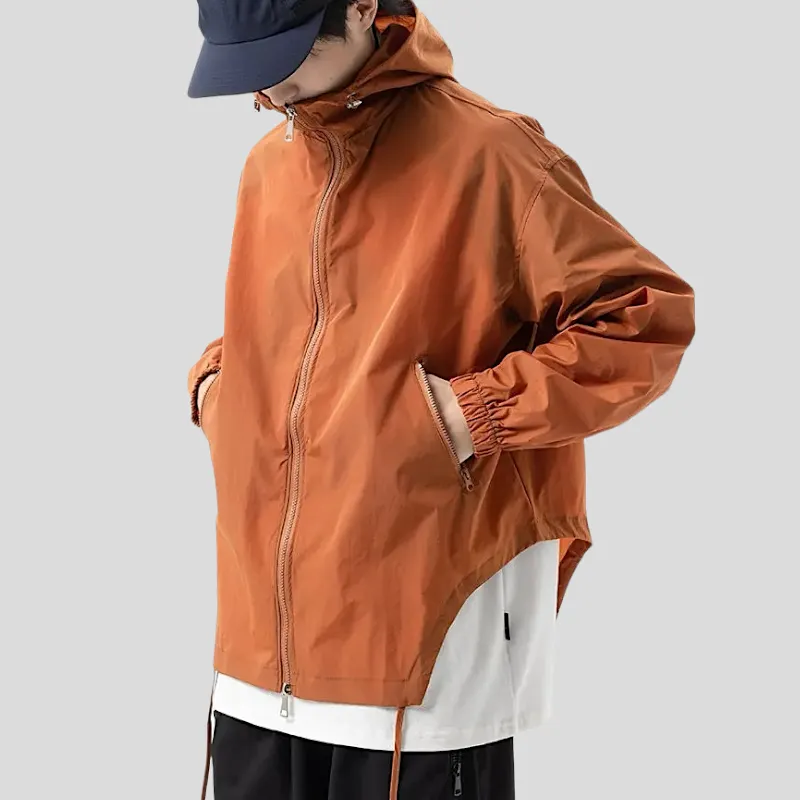 Oversized parachute quick dry jacket