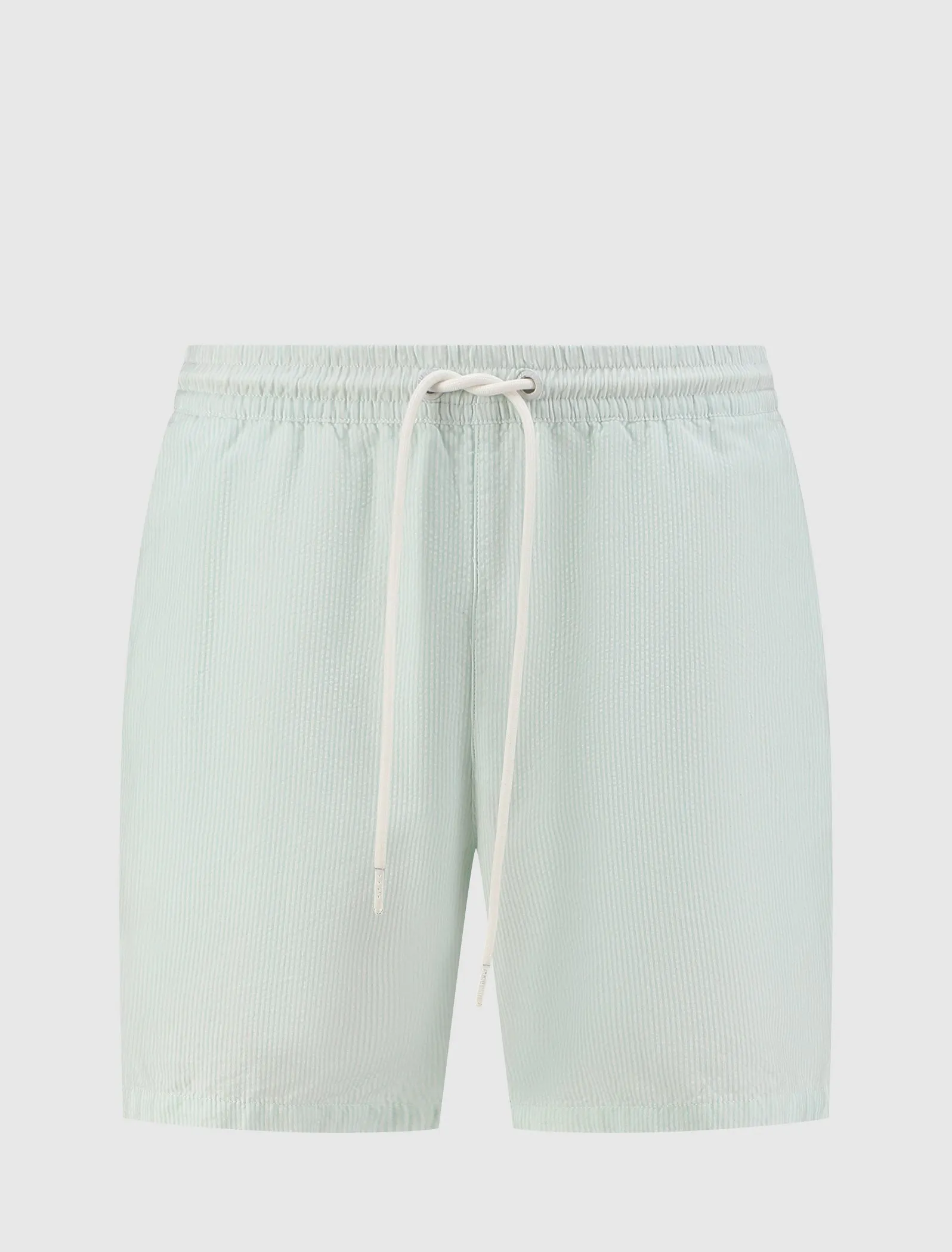 Pinstripe Shorts | Aqua