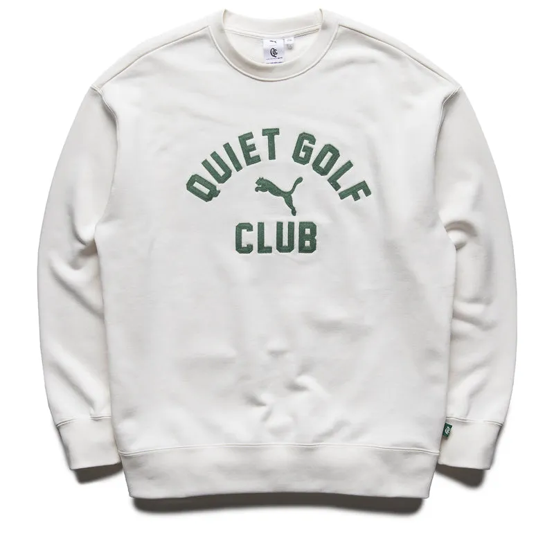 Quiet Golf x Puma Graphic Crewneck - Warm White